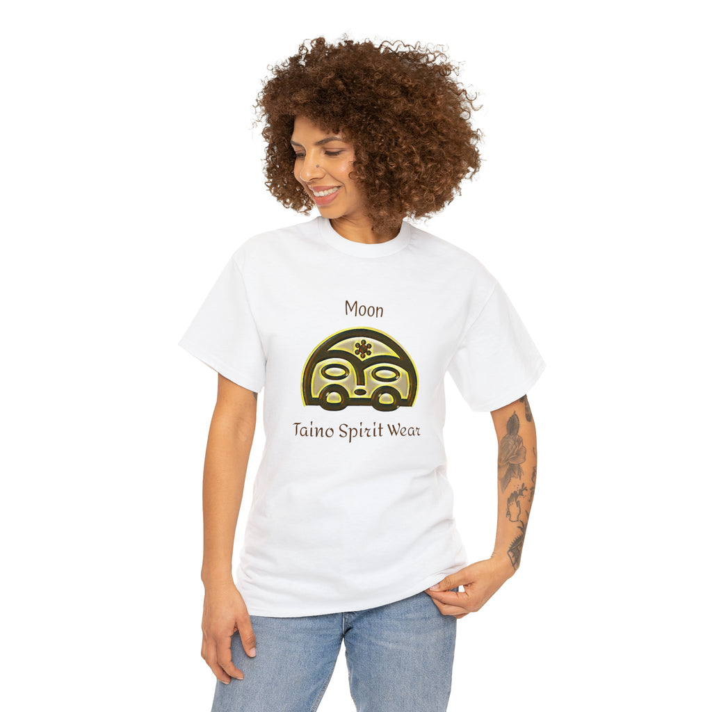 Taino Moon/ Puerto Rican Coqui Unisex Heavy Cotton Tee