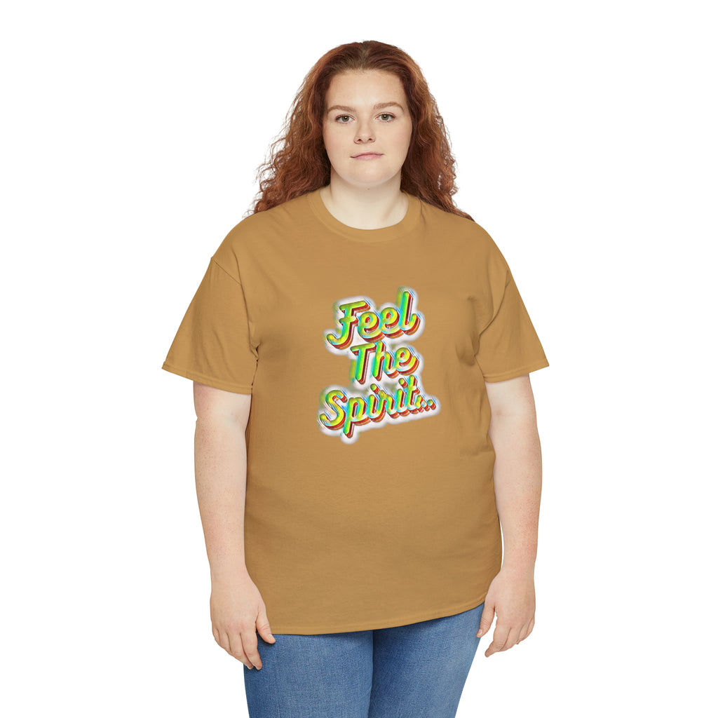 Feel The Spirit Unisex Heavy Cotton Tee