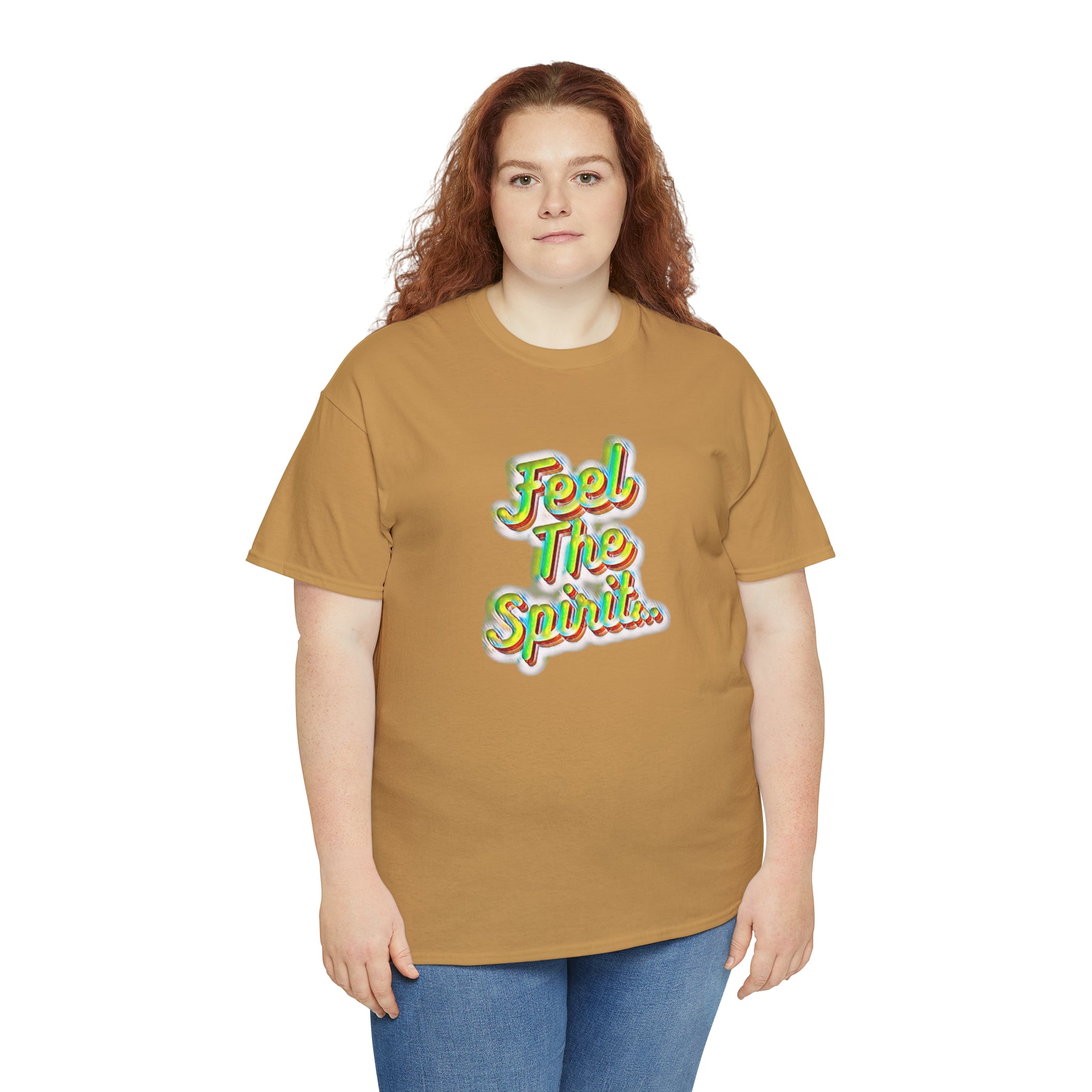 Feel The Spirit Unisex Heavy Cotton Tee