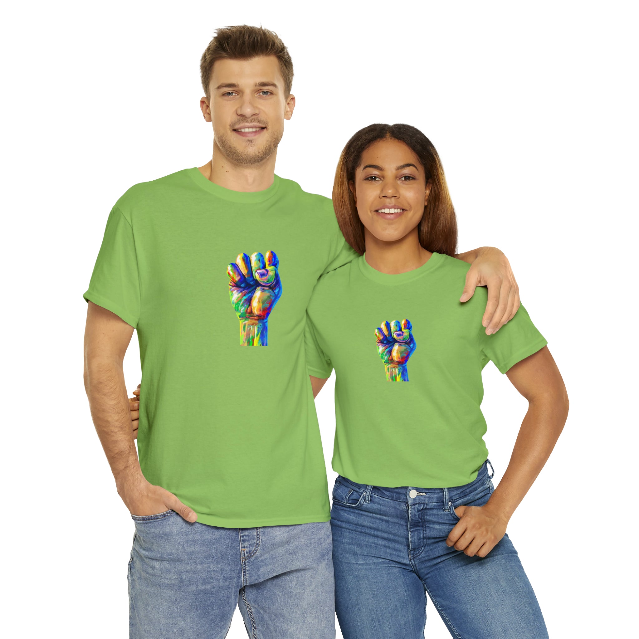 Power to The People Fist Unisex Heavy Cotton Tee