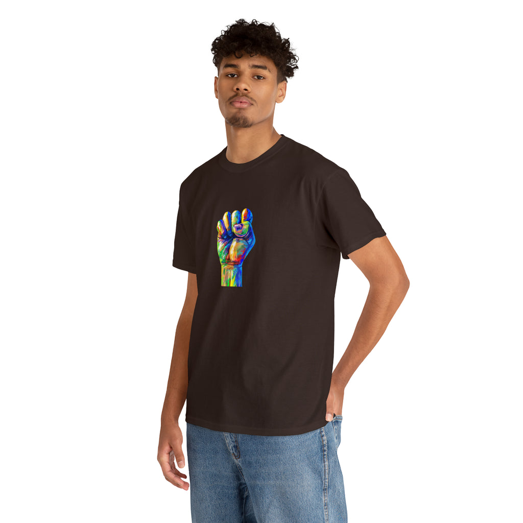 Power to The People Fist Unisex Heavy Cotton Tee