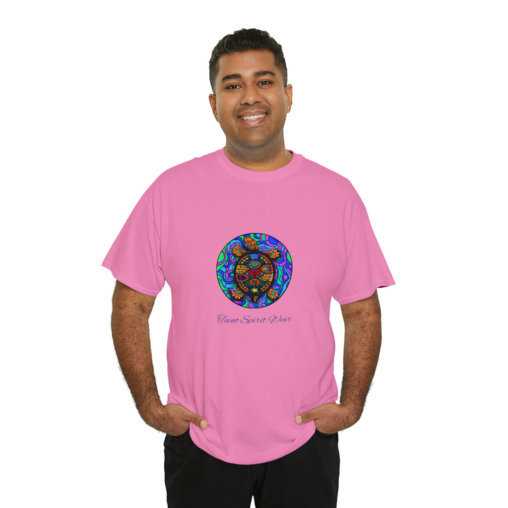 Taino-Inspired Turtle Unisex Heavy Cotton Tee