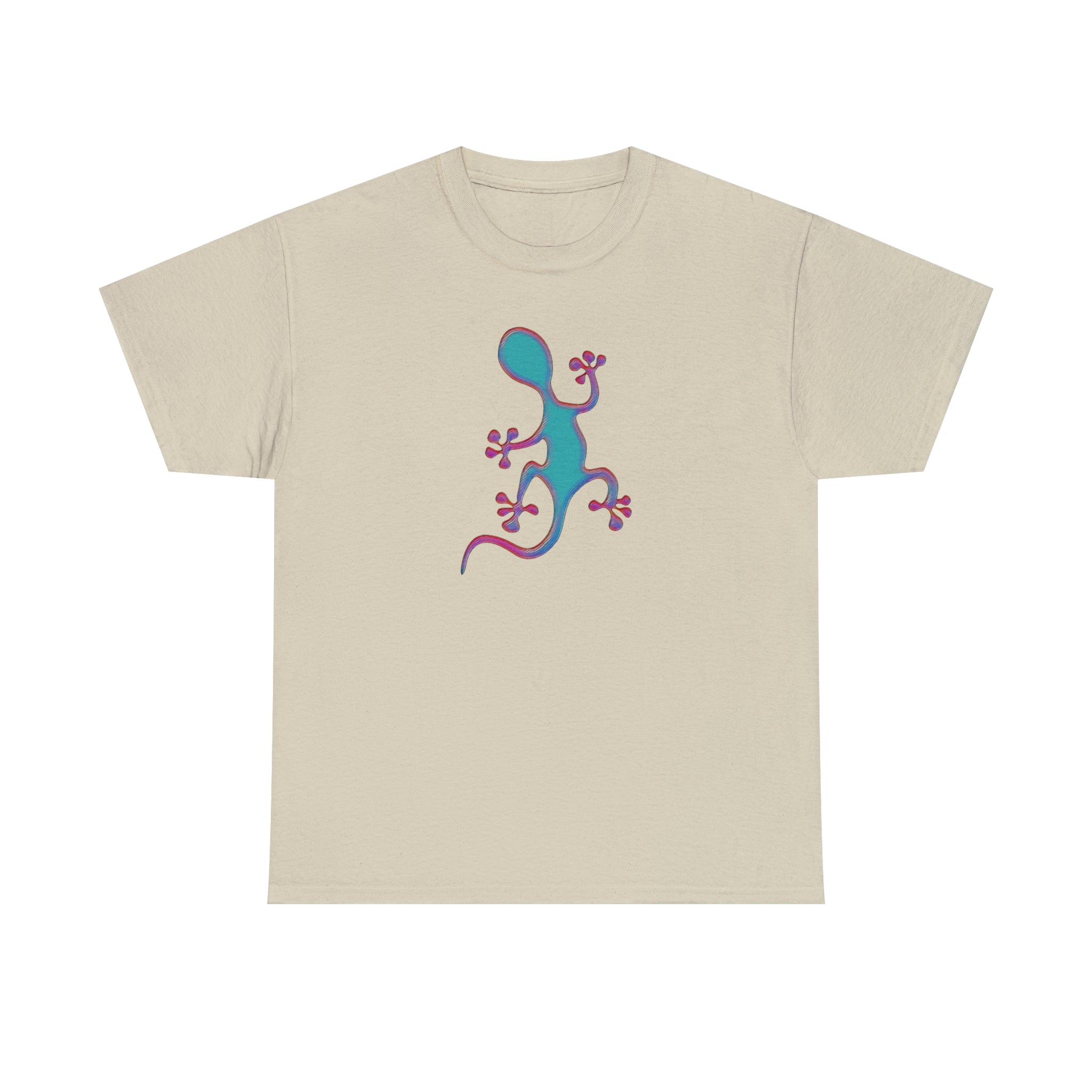Taino-Inspired Salamander 2 Unisex Heavy Cotton Tee