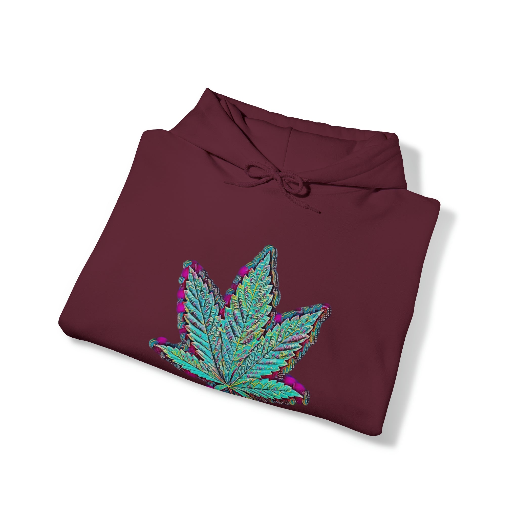 The Five Finger Leaf Unisex Heavy Blend™ Hooded Sweatshirt