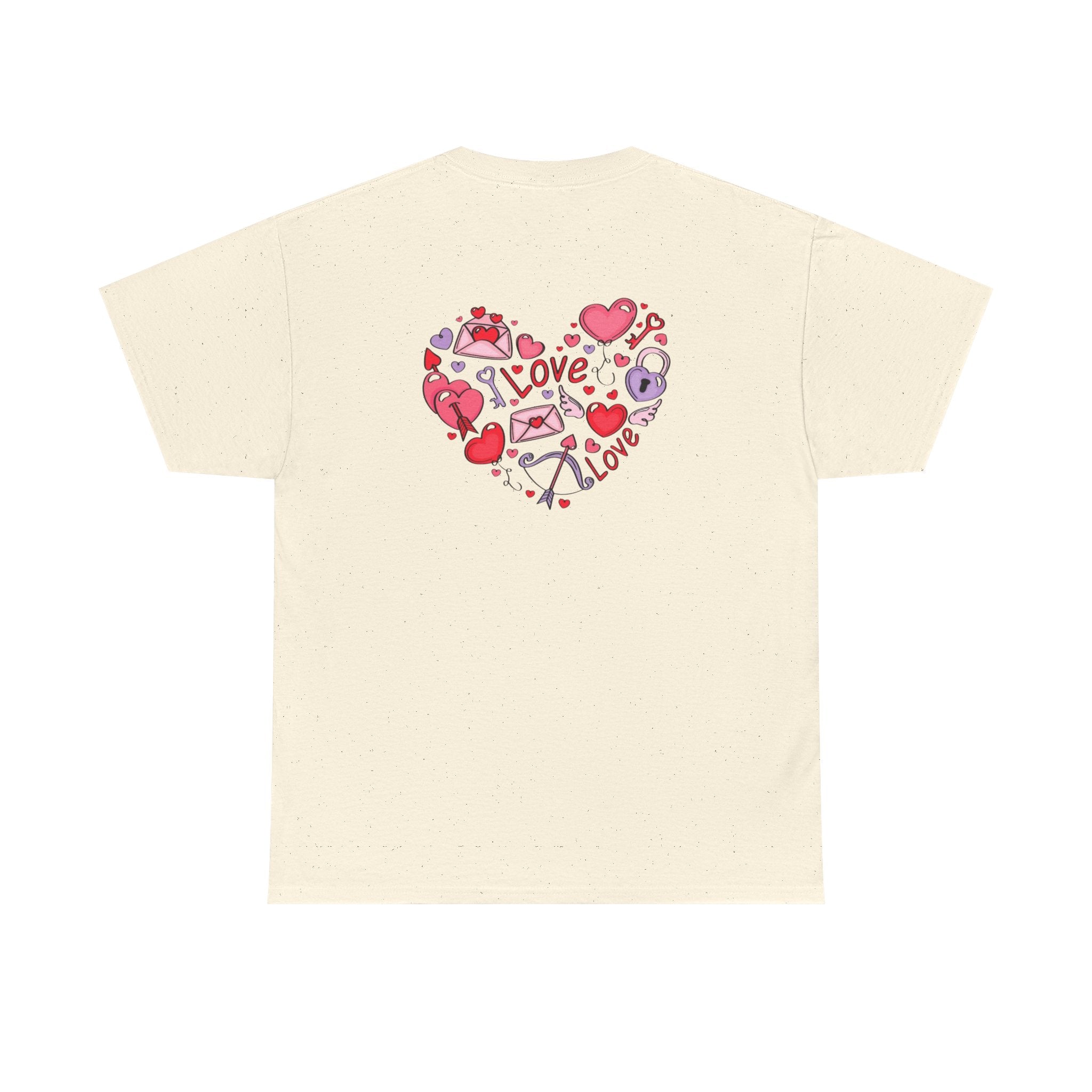 Valentine's Day Love Heart Graphic Tee – Valentine’s Day Romantic Shirt