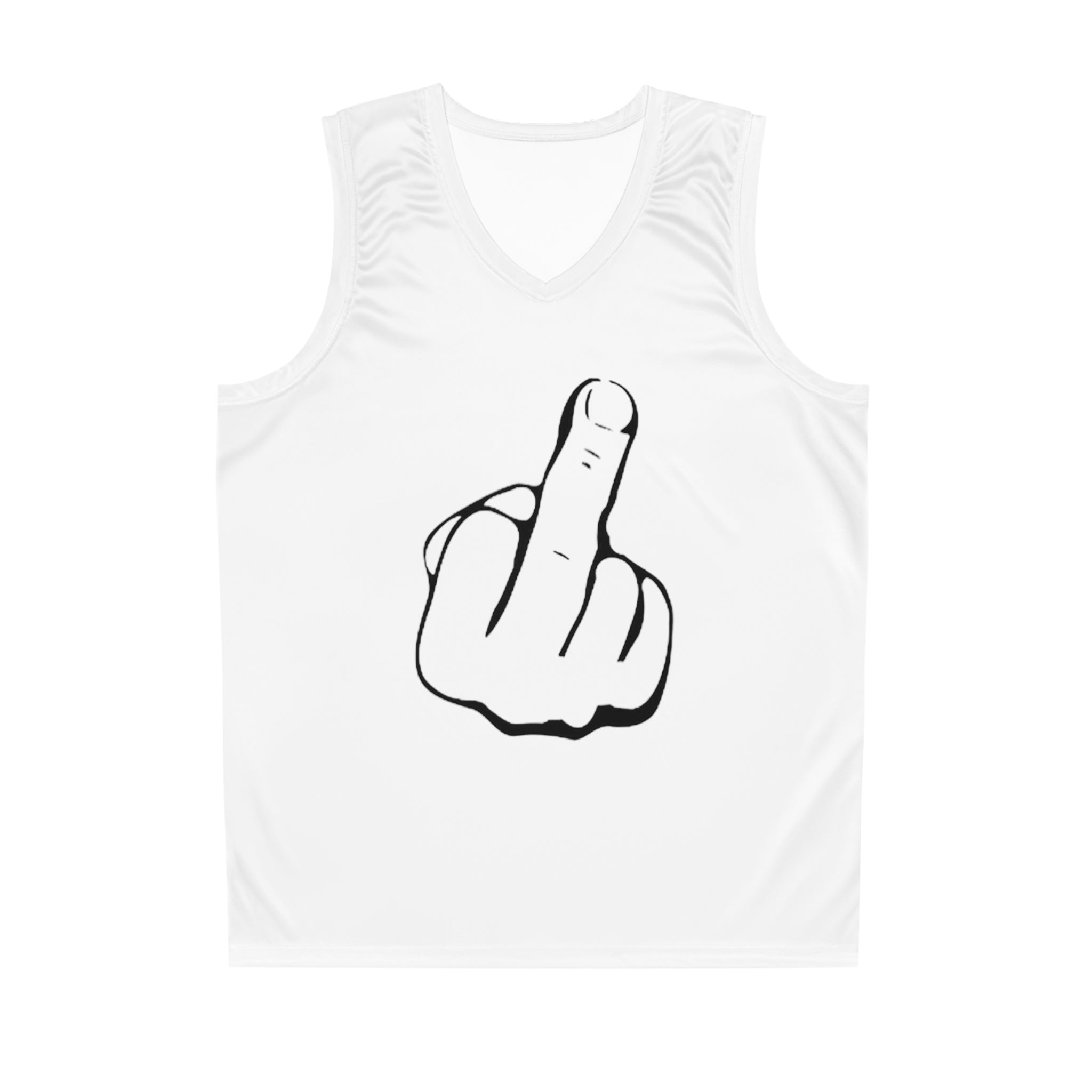 The Middle Finger Basketball Jersey (AOP)