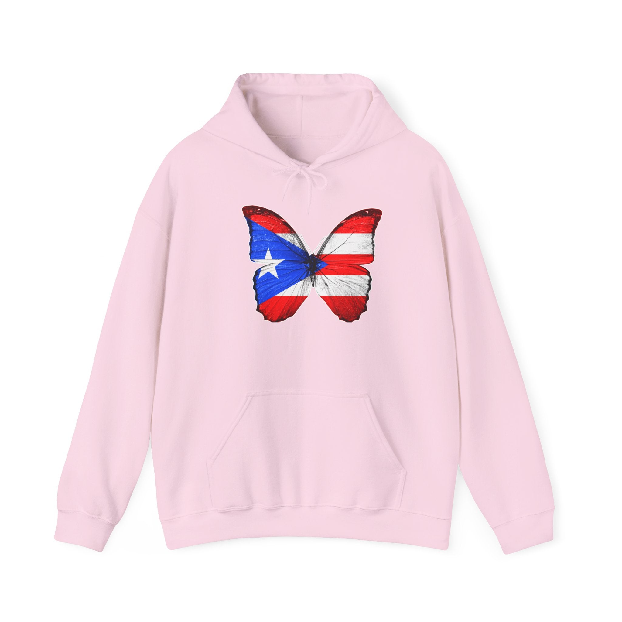 Women's Puerto Rico Flag Butterfly Hoodie