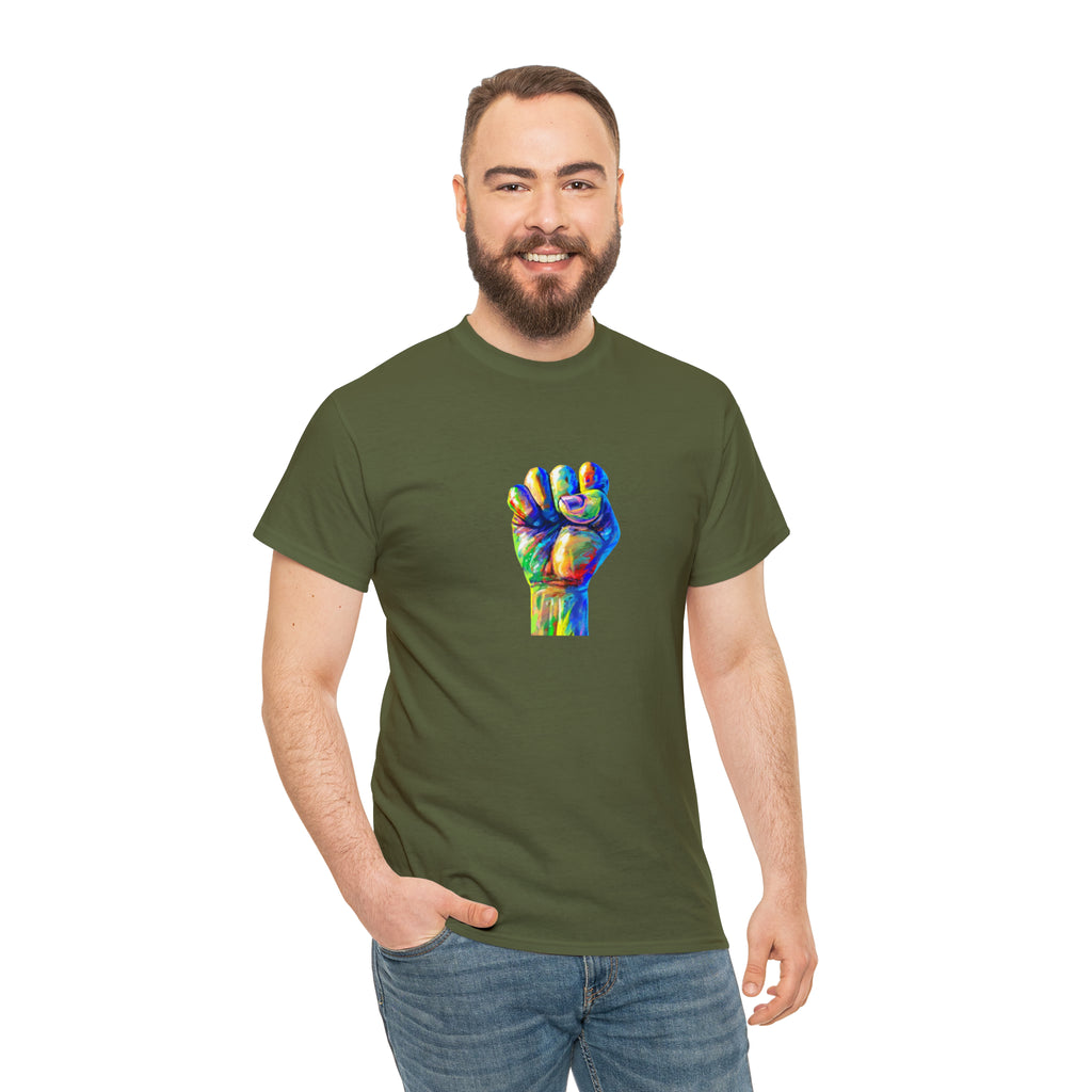 Power to The People Fist Unisex Heavy Cotton Tee