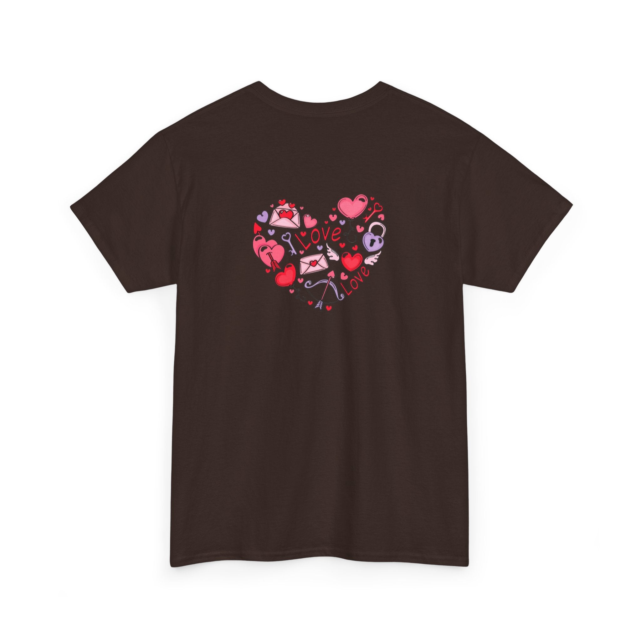 Valentine's Day Tee — "Happy Valentine's Day" Heart Design