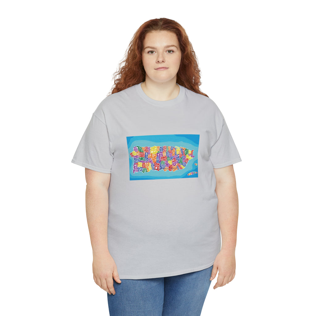 The Island of Puerto Rico Unisex Heavy Cotton Tee