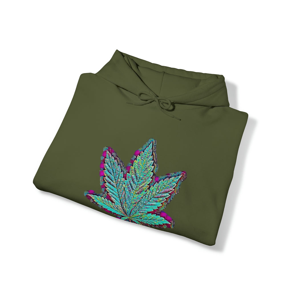The Five Finger Leaf Unisex Heavy Blend™ Hooded Sweatshirt