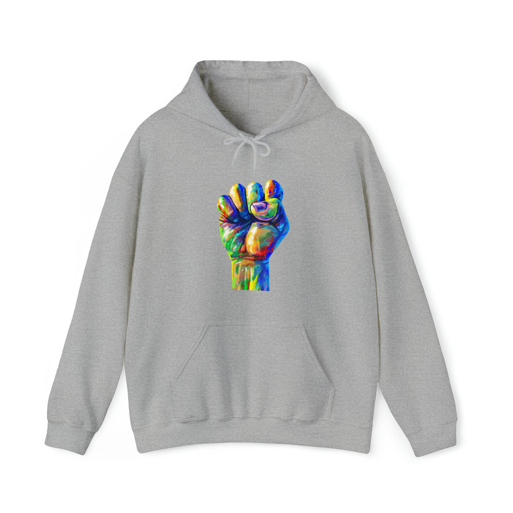 Power to The People Fist Unisex Heavy Blend™ Hooded Sweatshirt