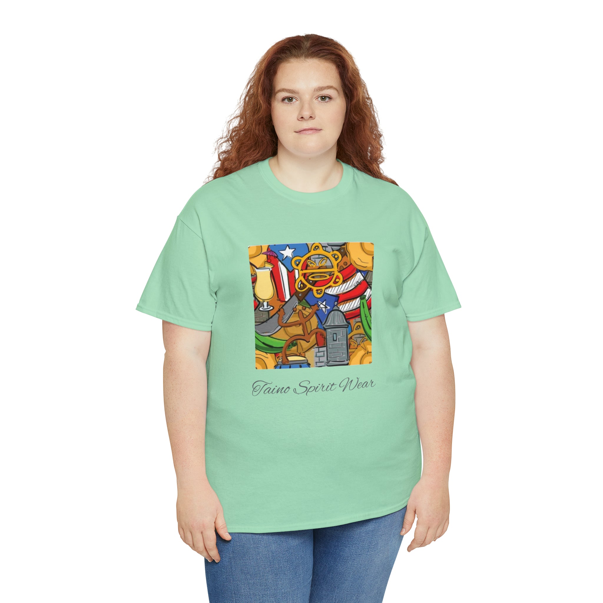 Puerto Rican Heritage Unisex Heavy Cotton Tee