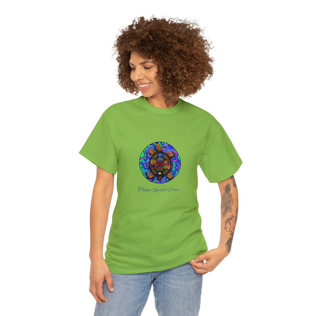 Taino-Inspired Turtle Unisex Heavy Cotton Tee