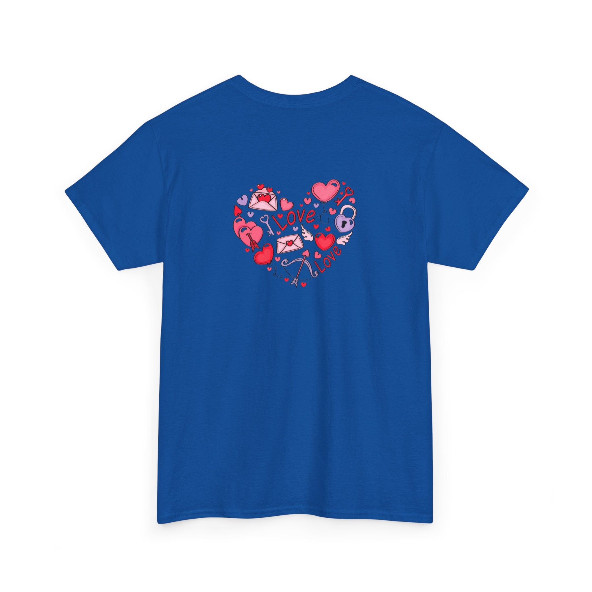 Valentine's Day Tee — "Happy Valentine's Day" Heart Design