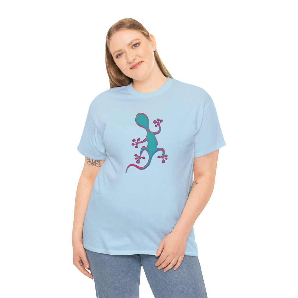 Taino-Inspired Salamander 2 Unisex Heavy Cotton Tee
