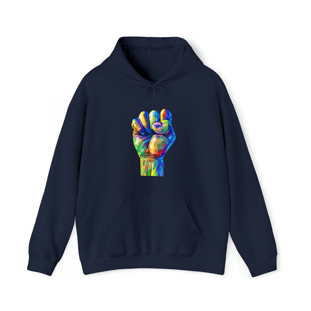 Power to The People Fist Unisex Heavy Blend™ Hooded Sweatshirt