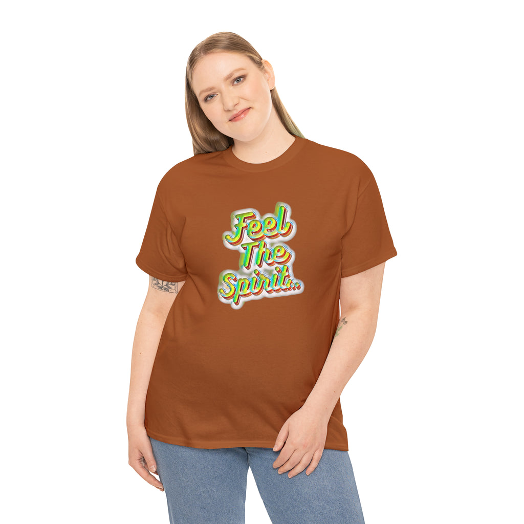 Feel The Spirit Unisex Heavy Cotton Tee