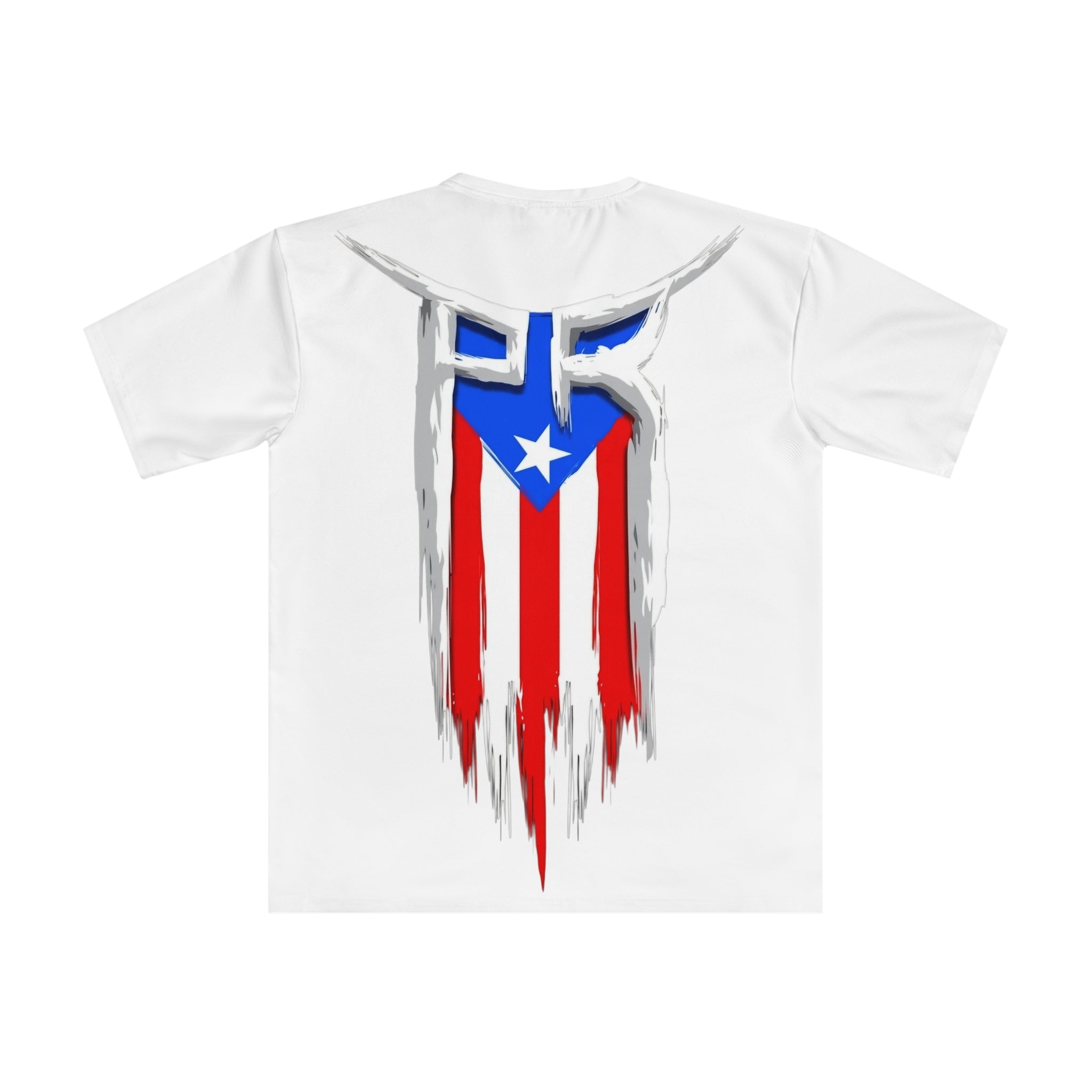 Puerto Rico Fist Graphic White T-Shirt