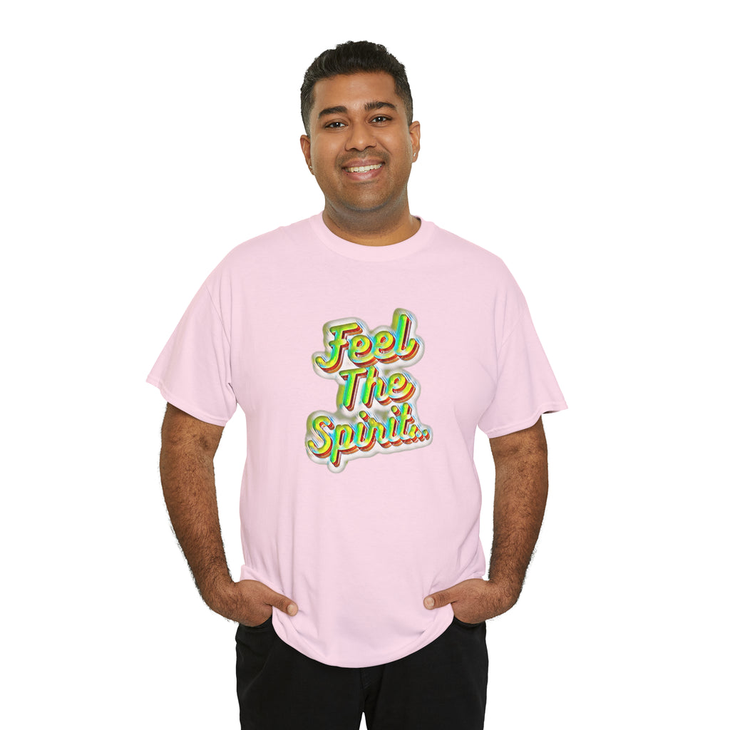 Feel The Spirit Unisex Heavy Cotton Tee