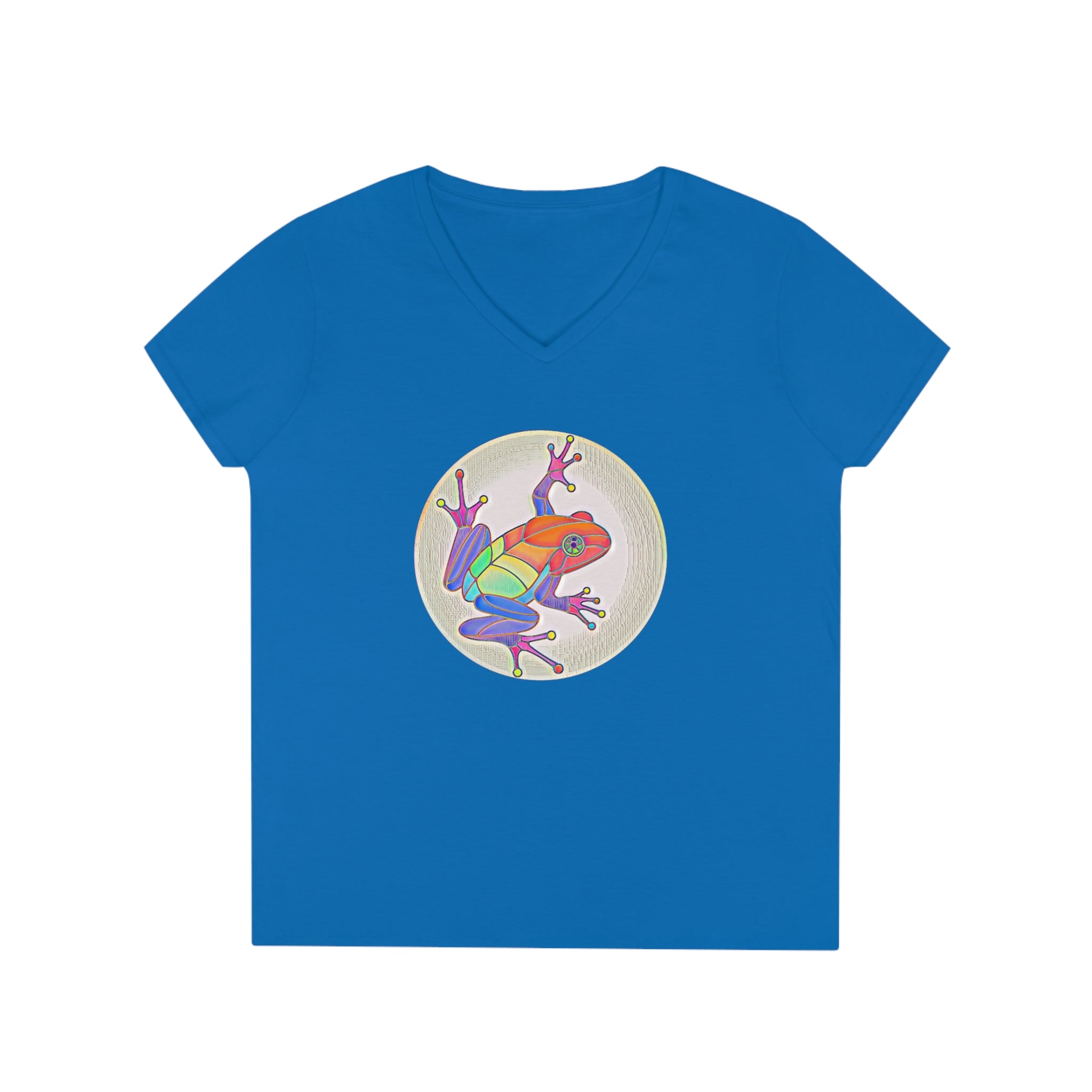Puerto Rican Coqui Ladies' V-Neck T-Shirt