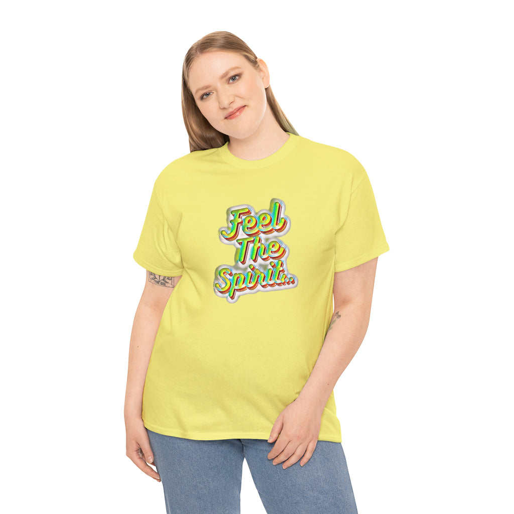 Feel The Spirit Unisex Heavy Cotton Tee
