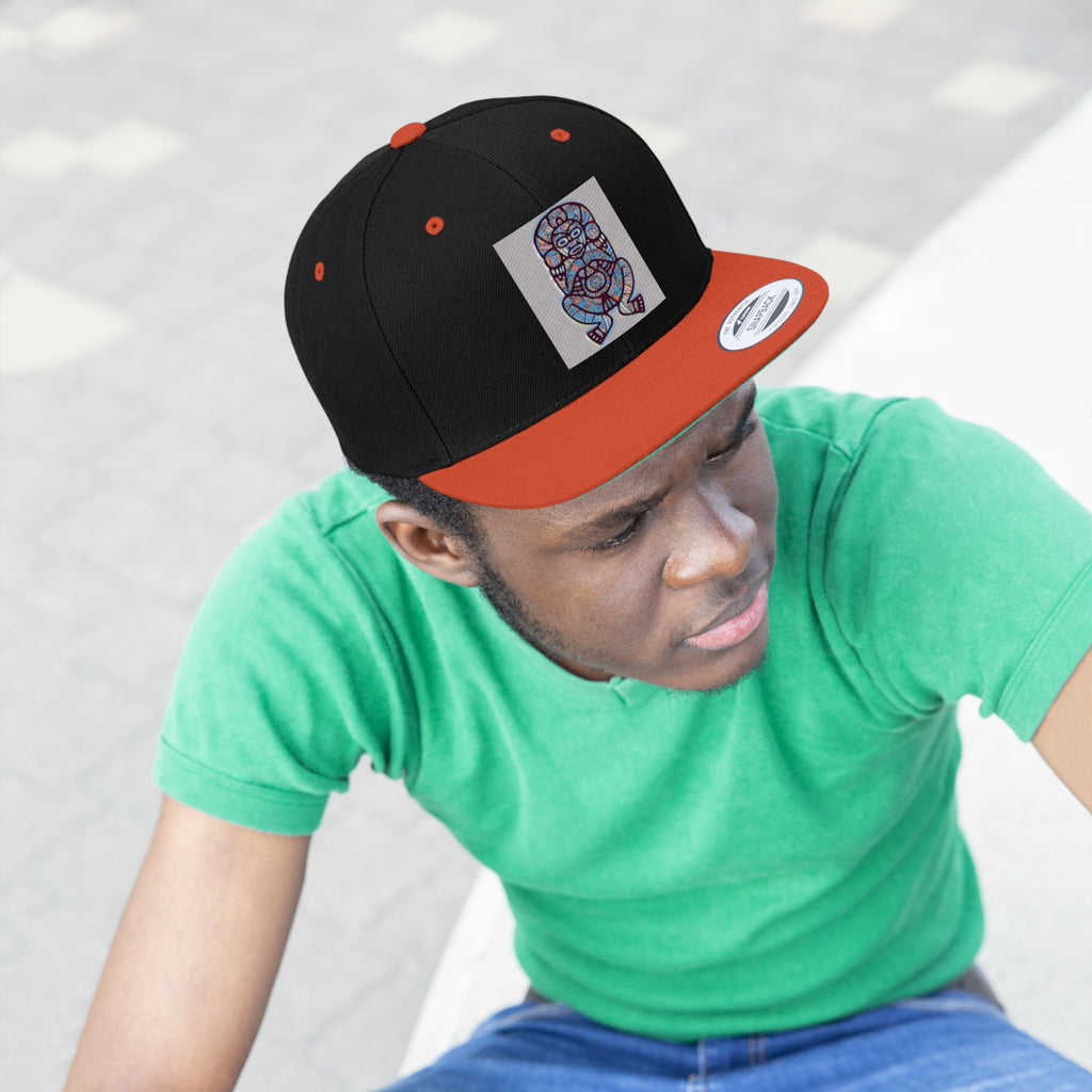 Taino Atabey Unisex Flat Bill Hat
