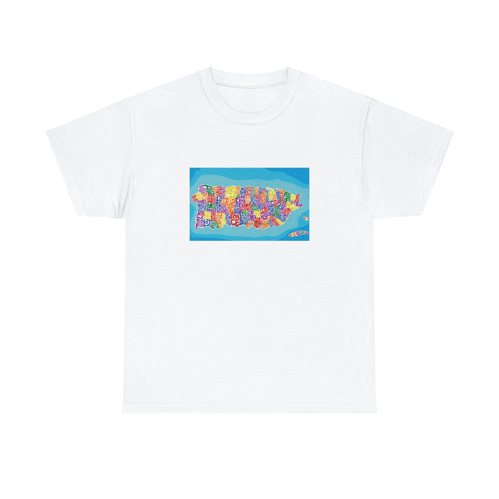 The Island of Puerto Rico Unisex Heavy Cotton Tee