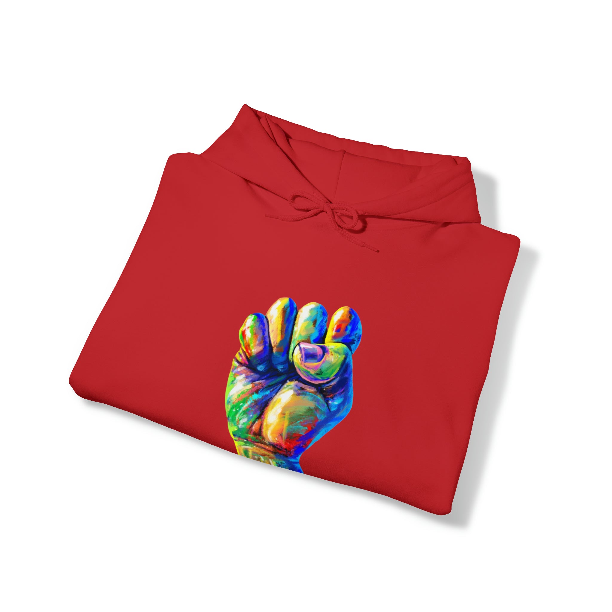 Power to The People Fist Unisex Heavy Blend™ Hooded Sweatshirt