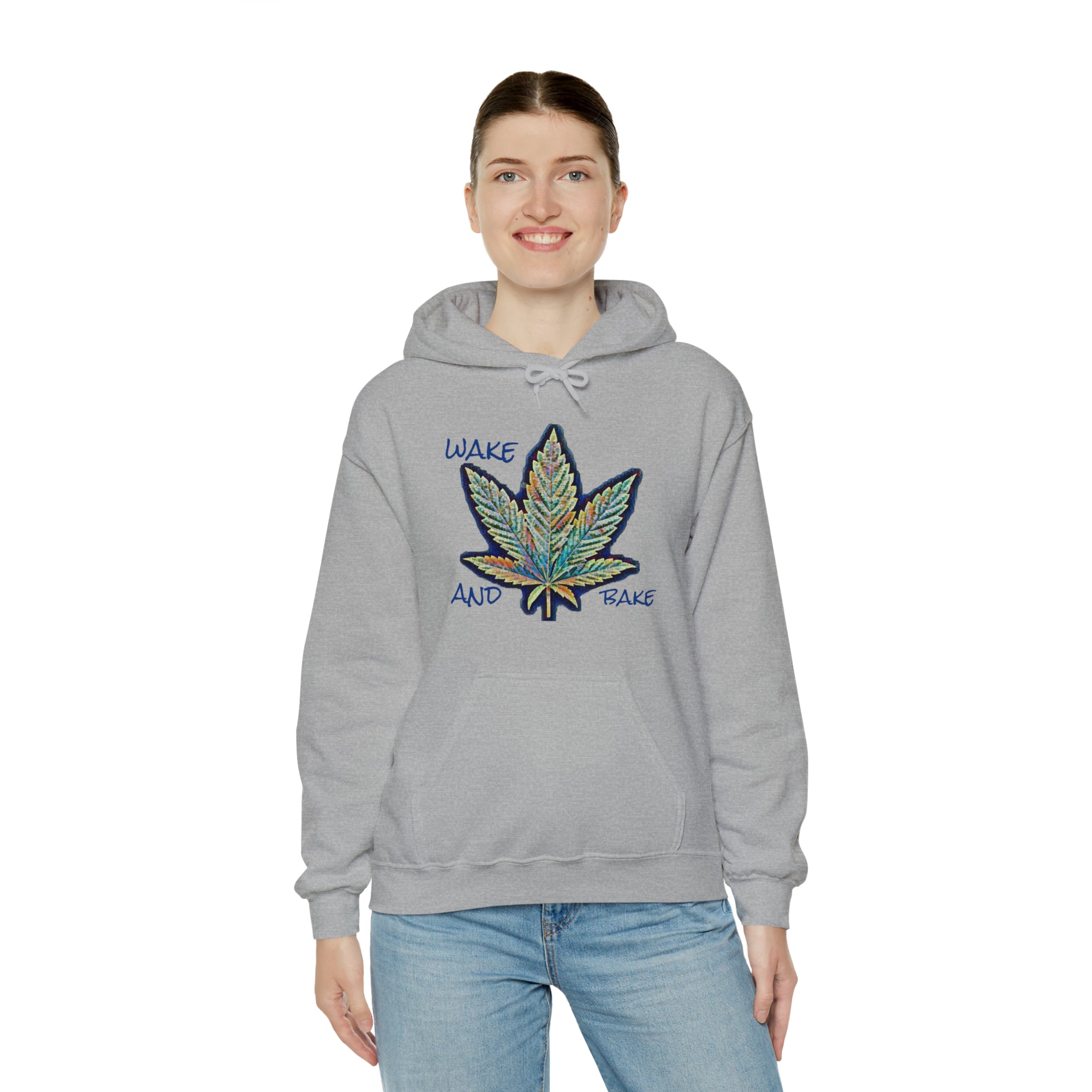 The Five Finger Leaf 2 Unisex Heavy Blend™ Hooded Sweatshirt