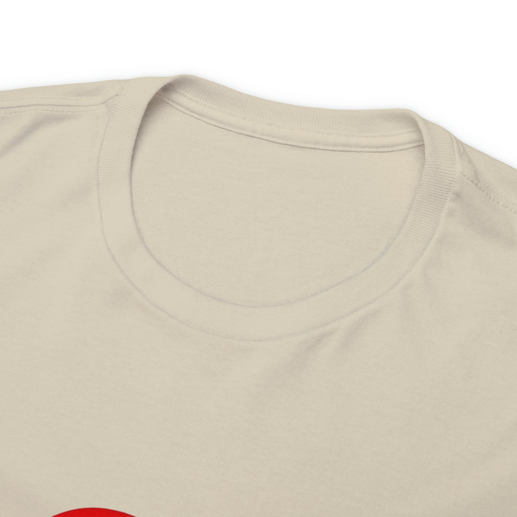 Puerto Rican Flag Heart Unisex Heavy Cotton Tee