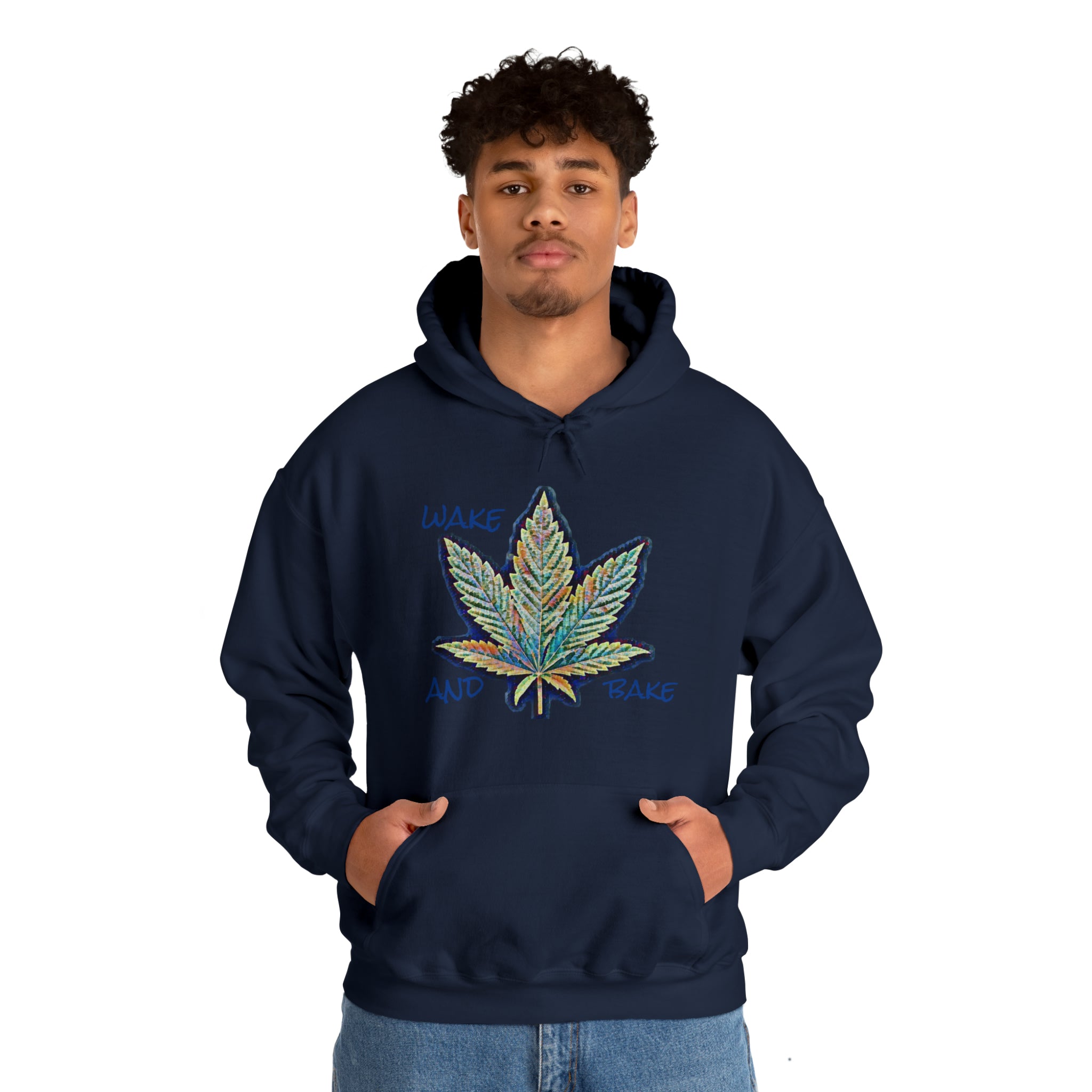 The Five Finger Leaf 2 Unisex Heavy Blend™ Hooded Sweatshirt