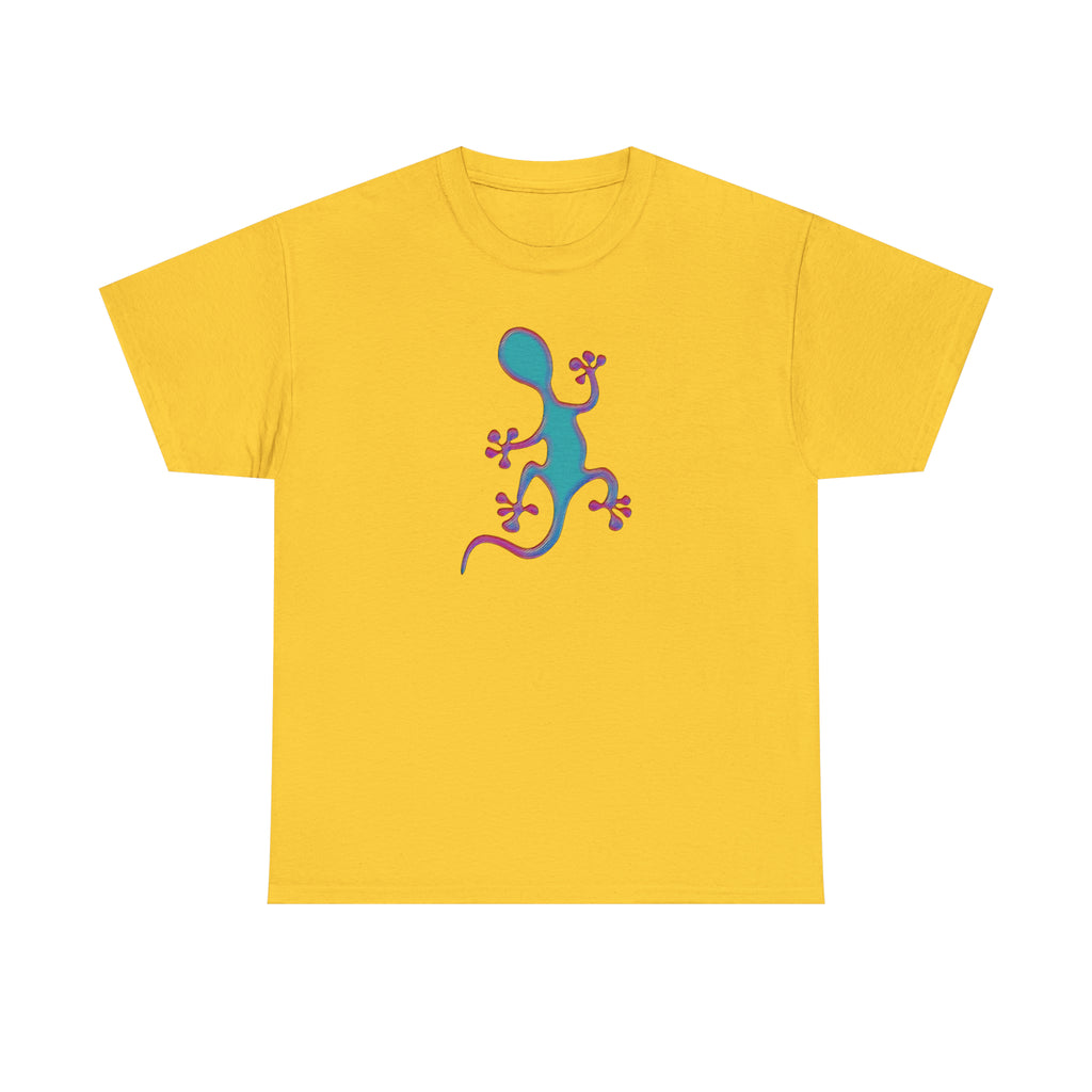 Taino-Inspired Salamander 2 Unisex Heavy Cotton Tee