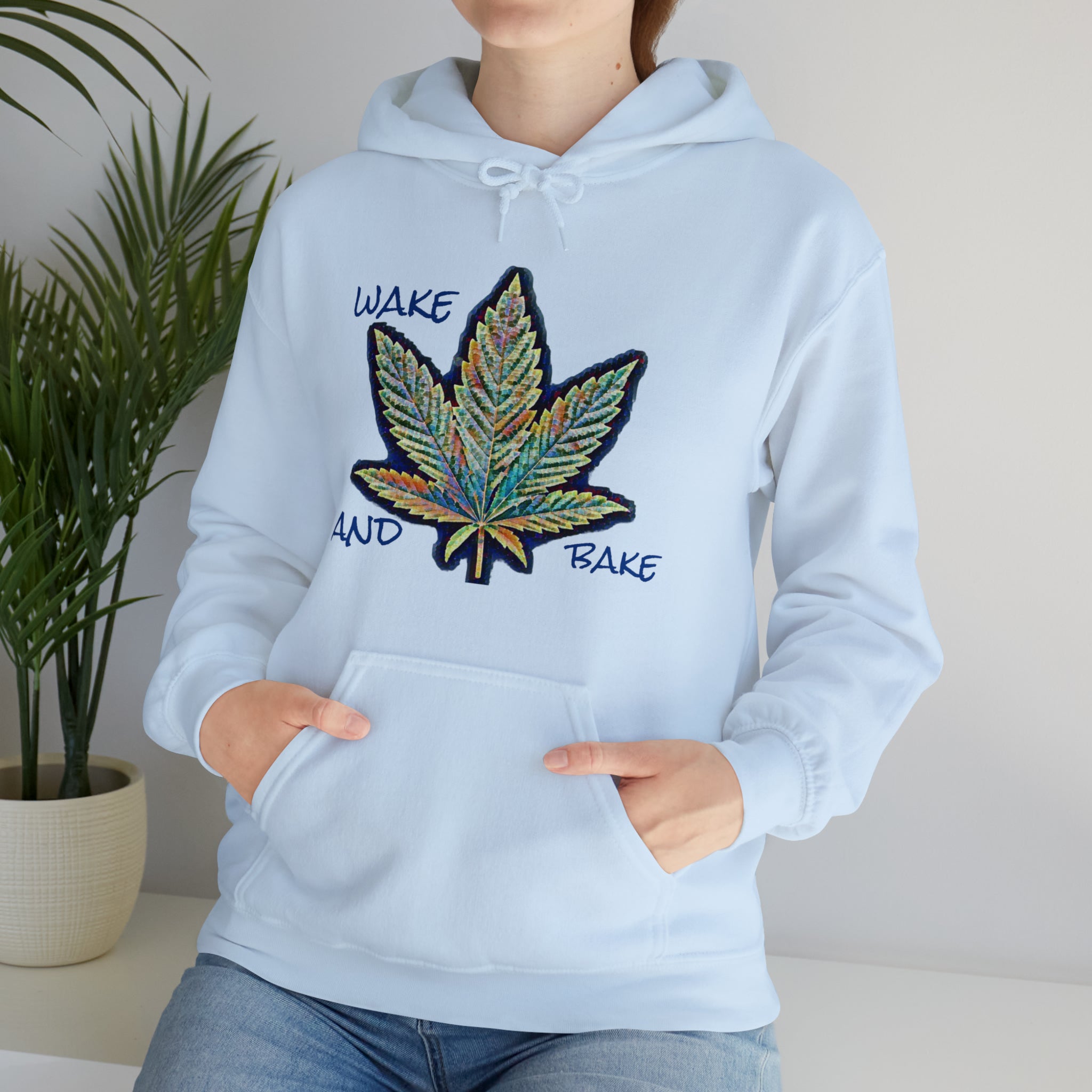 The Five Finger Leaf 2 Unisex Heavy Blend™ Hooded Sweatshirt