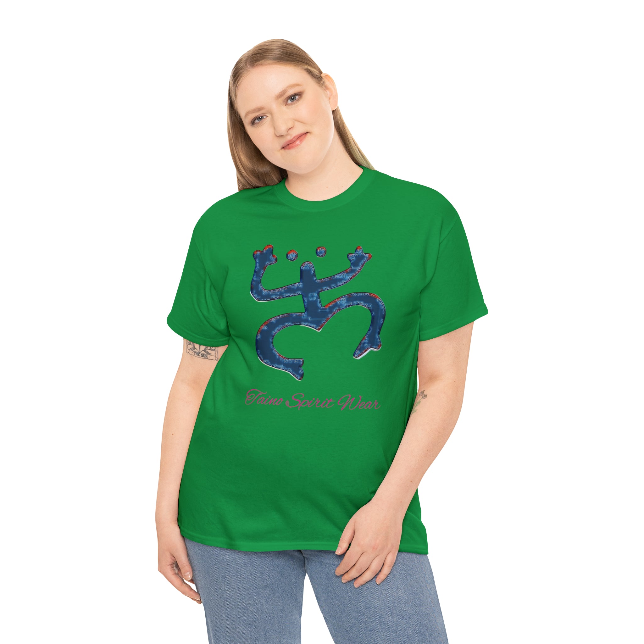 Taino Large Coqui Unisex Heavy Cotton Tee