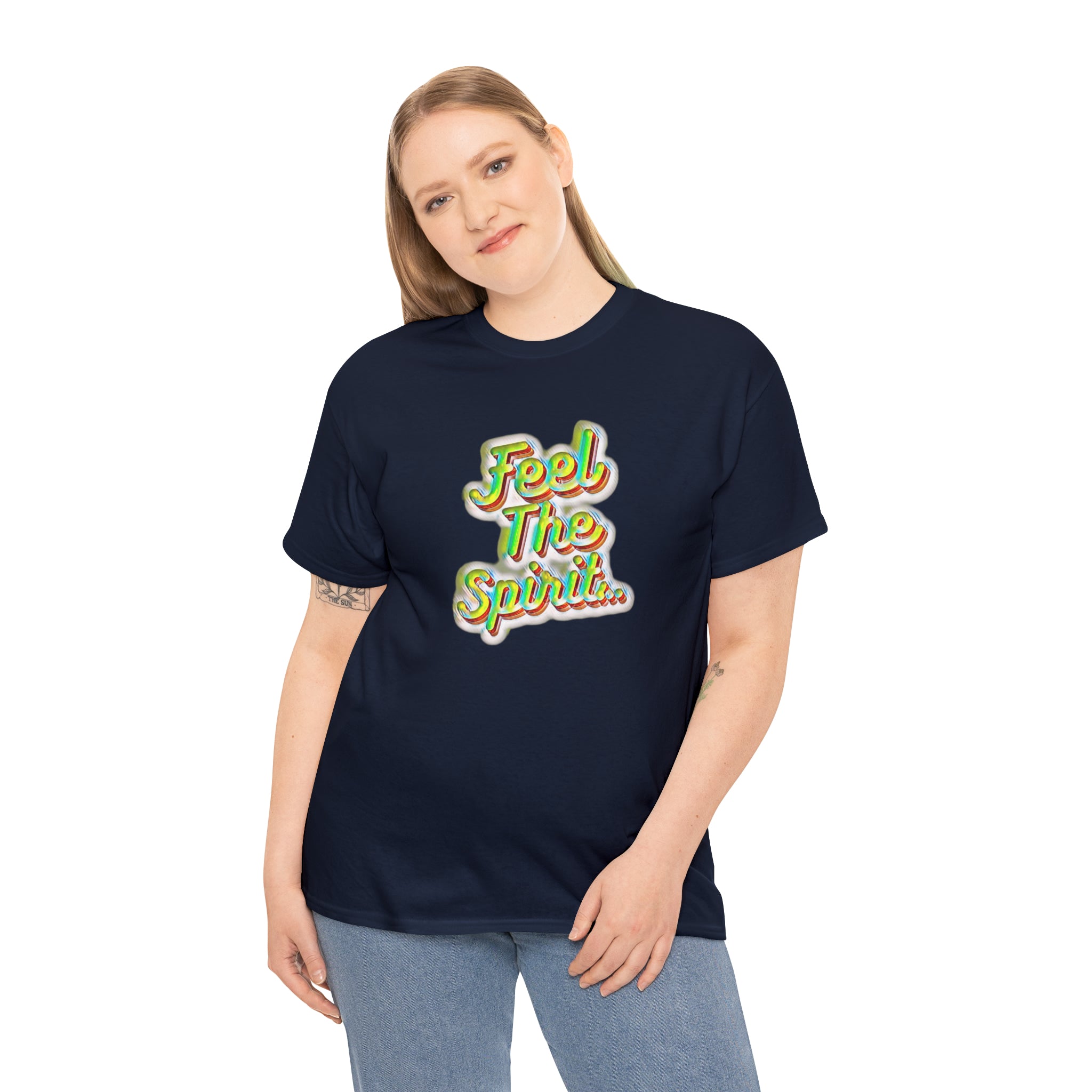 Feel The Spirit Unisex Heavy Cotton Tee
