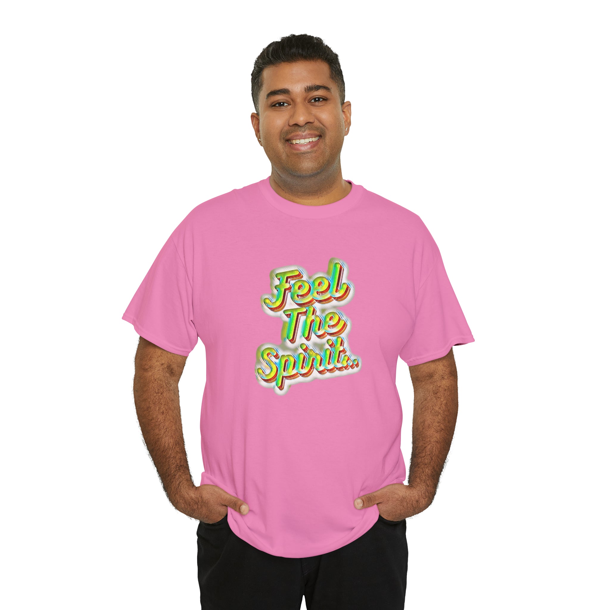 Feel The Spirit Unisex Heavy Cotton Tee