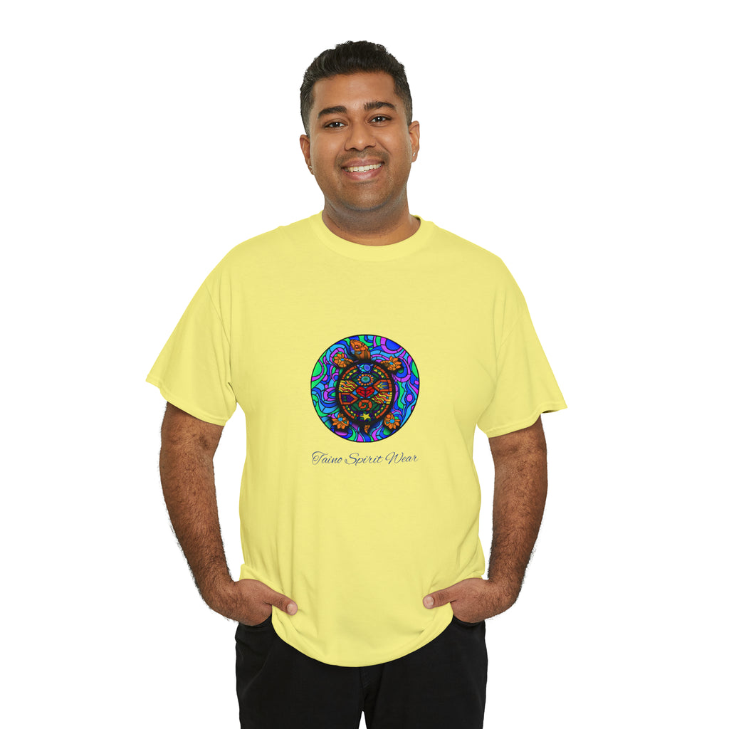 Taino-Inspired Turtle Unisex Heavy Cotton Tee