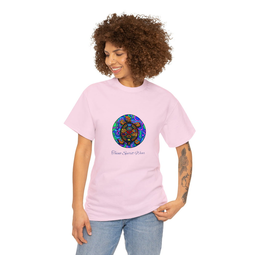 Taino-Inspired Turtle Unisex Heavy Cotton Tee