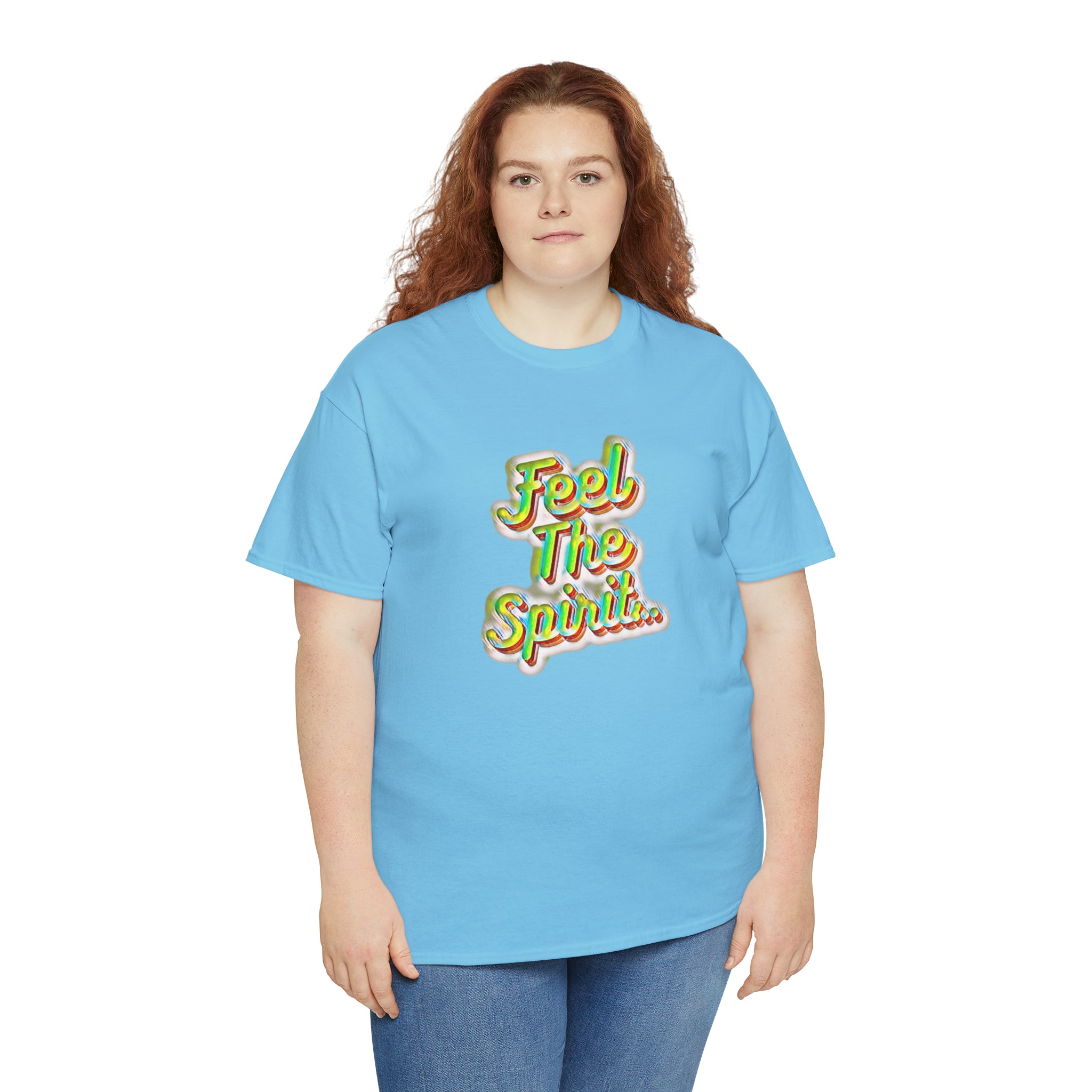 Feel The Spirit Unisex Heavy Cotton Tee