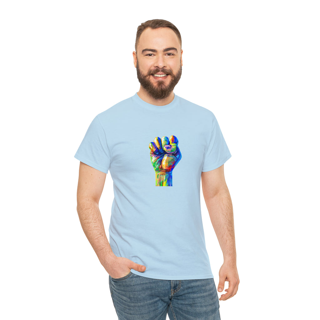Power to The People Fist Unisex Heavy Cotton Tee