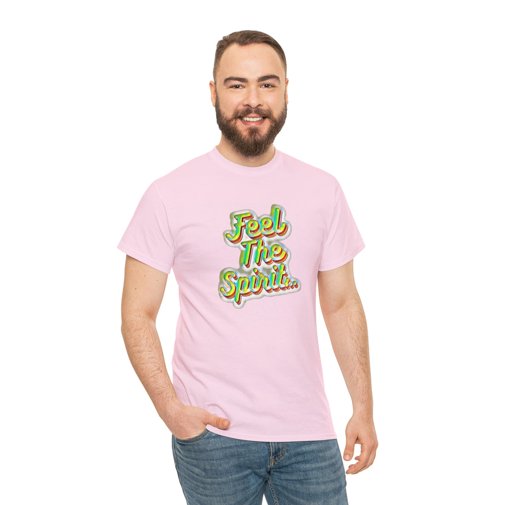 Feel The Spirit Unisex Heavy Cotton Tee