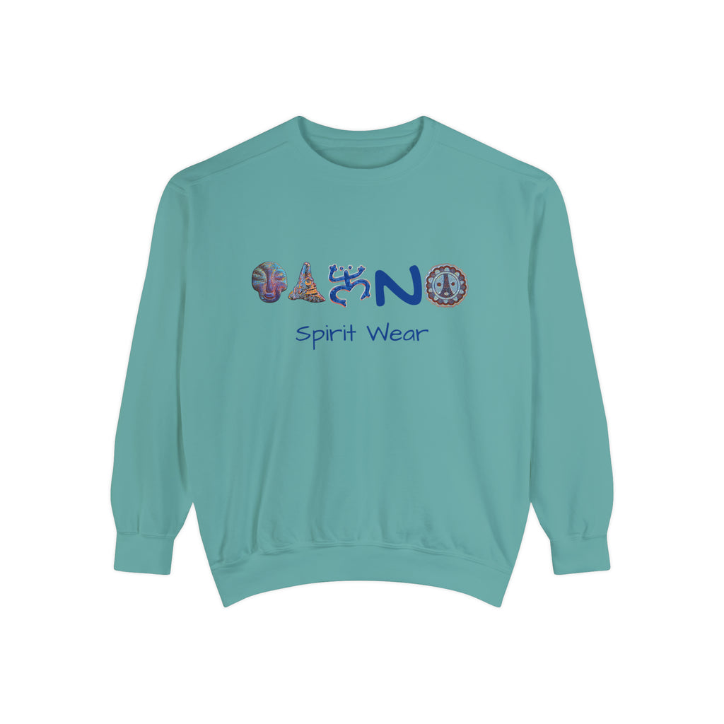 Taino Spirit Wear Symbols Unisex Garment-Dyed Sweatshirt