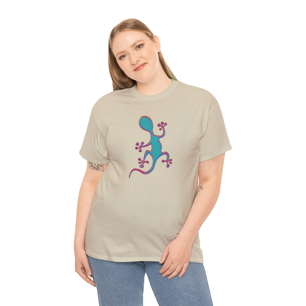 Taino-Inspired Salamander 2 Unisex Heavy Cotton Tee
