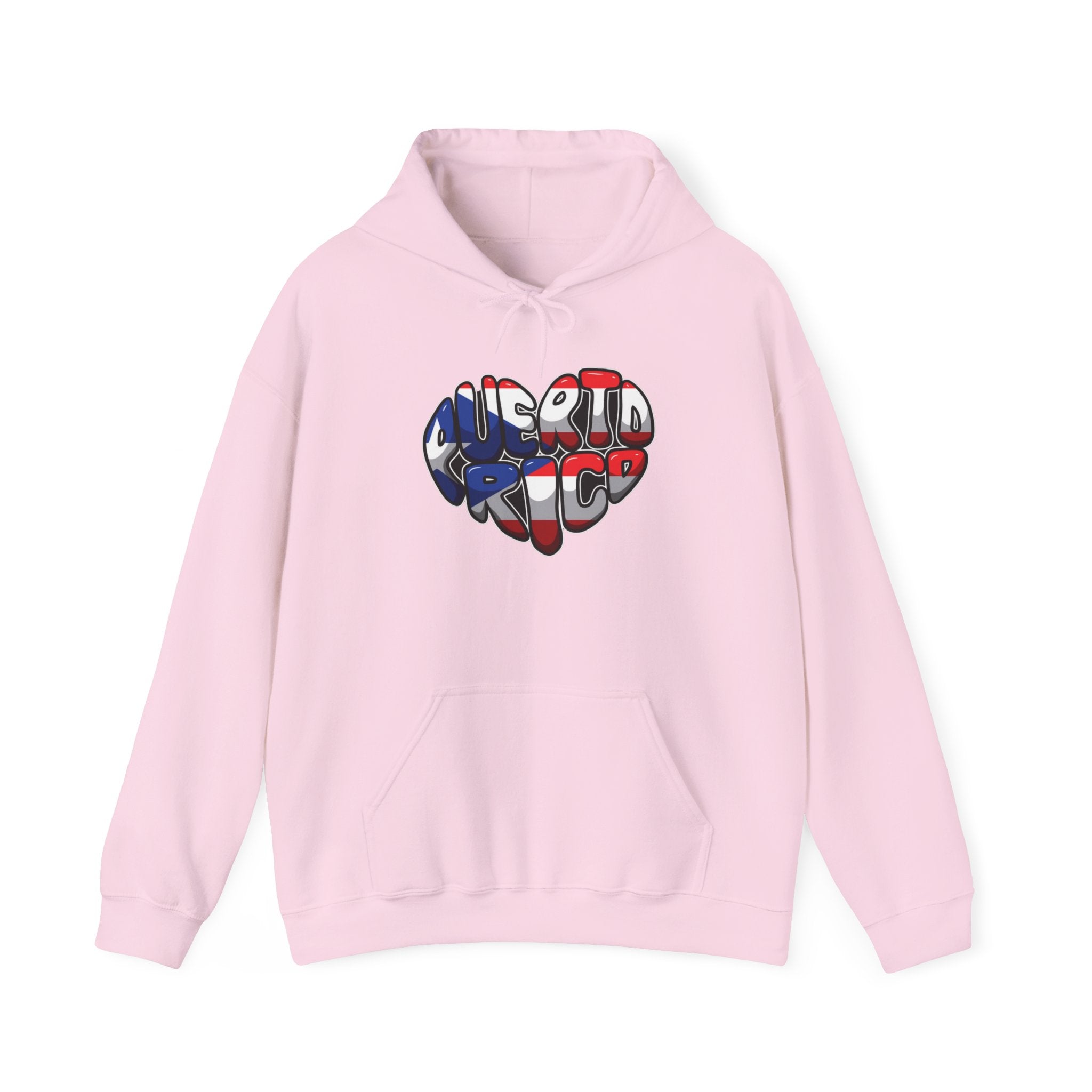 Puerto Rico Flag Heart & Frog Hoodie – Puerto Rican Pride Sweatshirt