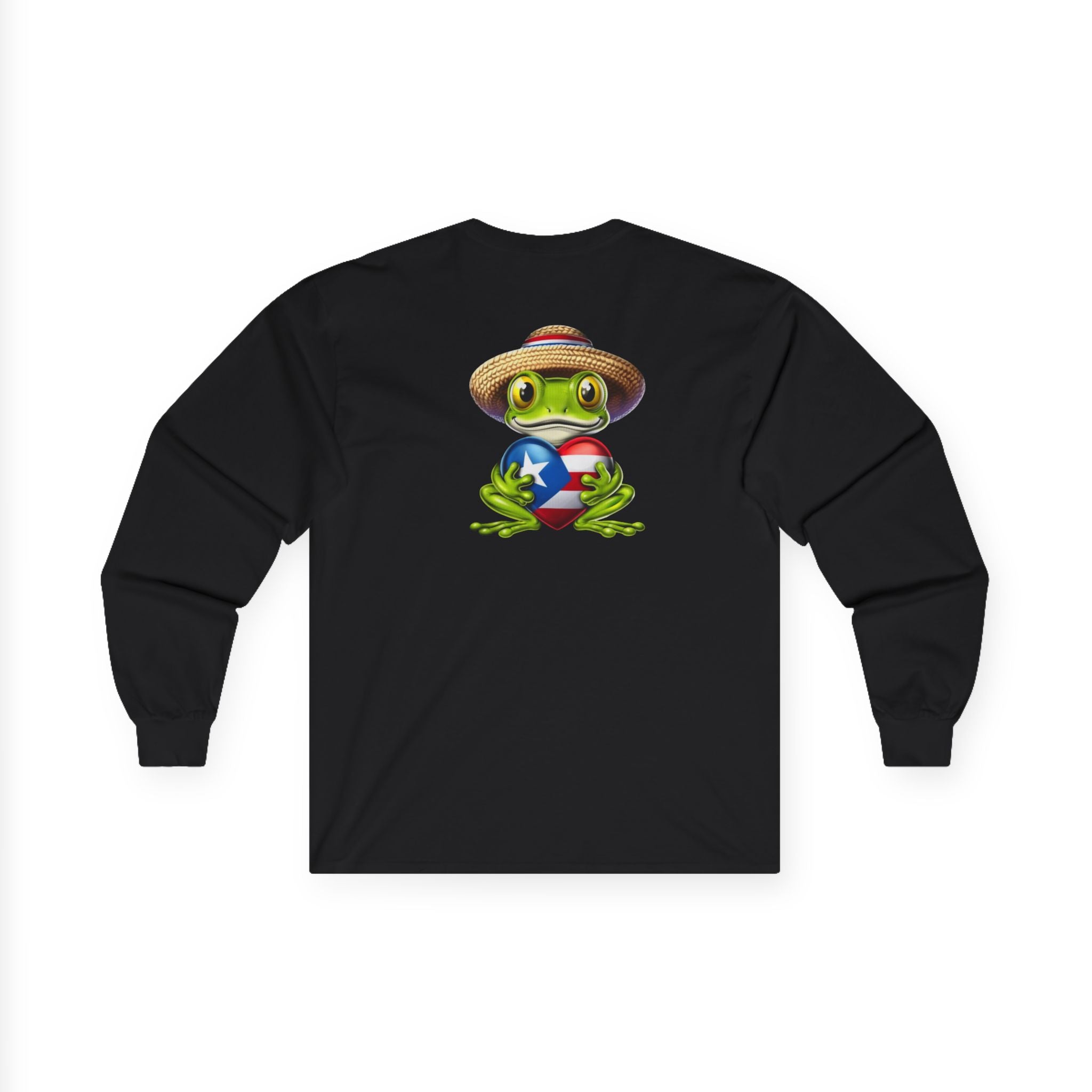 I Heart Puerto Rico/ Jibaro PR Flag Coqui Unisex Ultra Cotton Long Sleeve Tee
