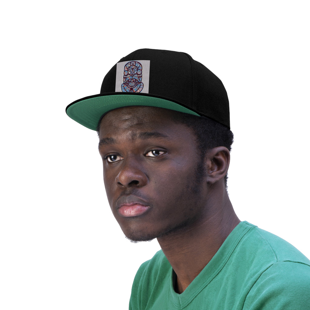 Taino Atabey Unisex Flat Bill Hat
