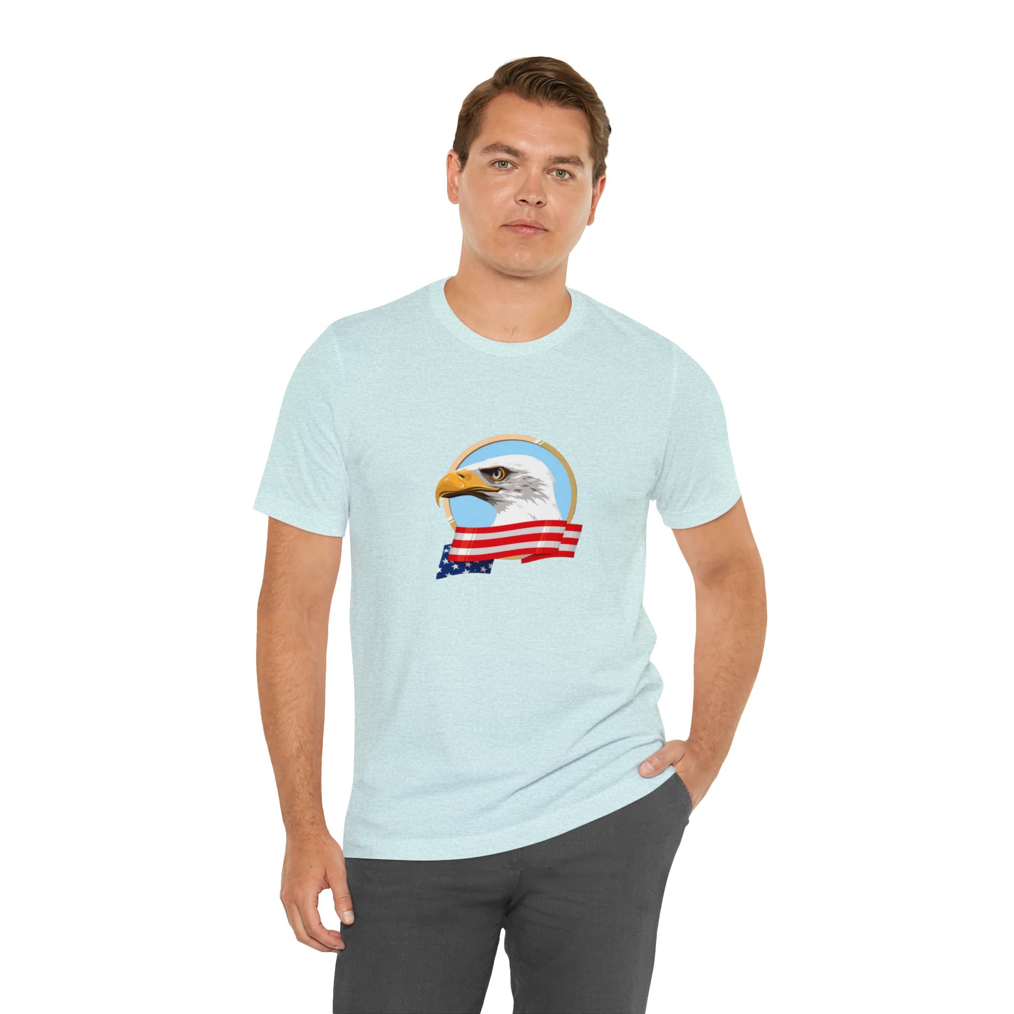 American Eagle Head Unisex Jersey Short Sleeve Tee