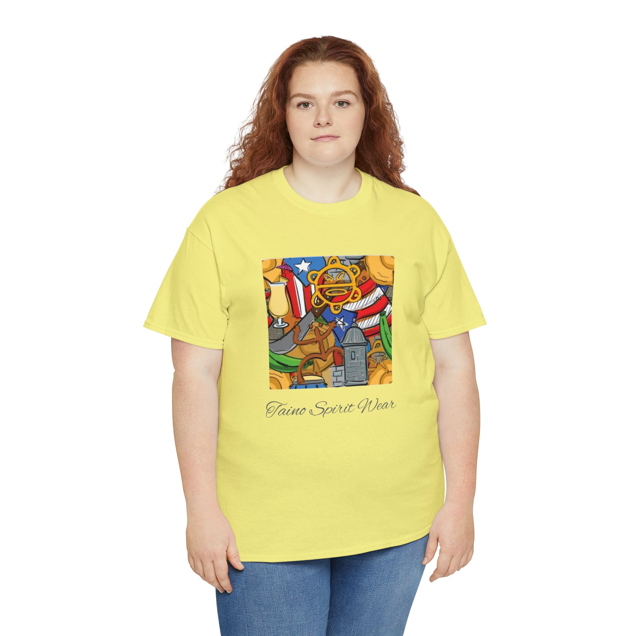 Puerto Rican Heritage Unisex Heavy Cotton Tee