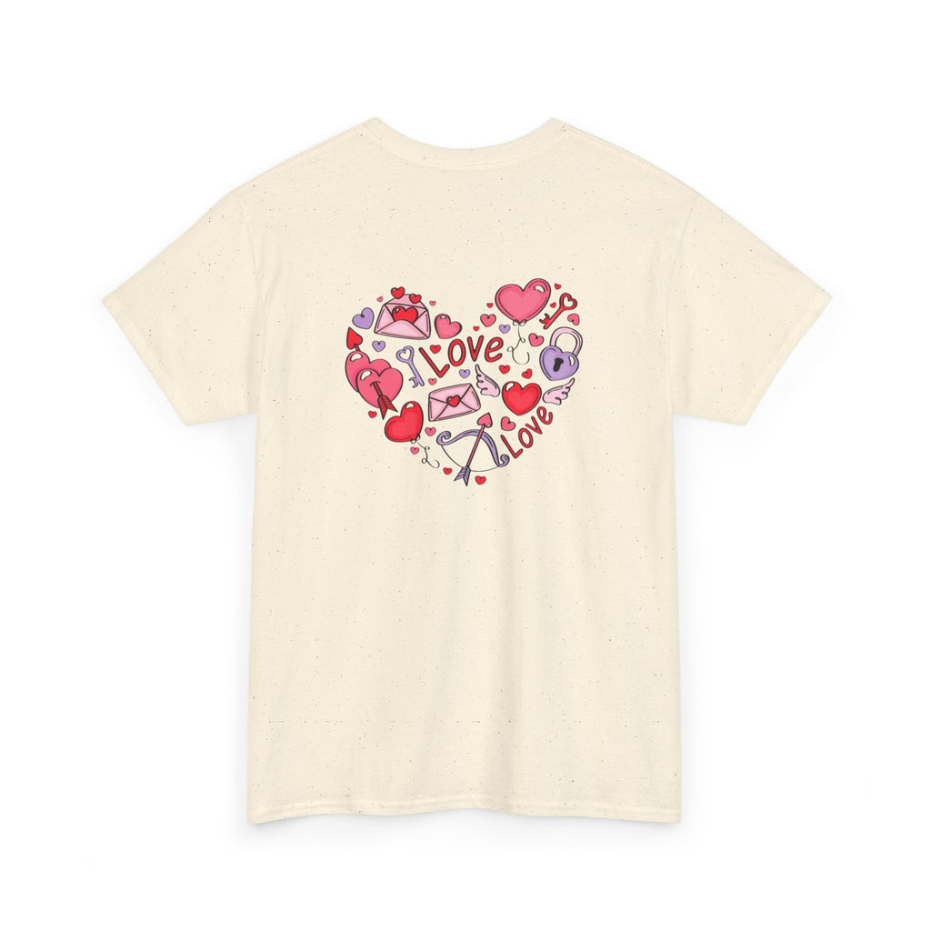 Valentine's Day Love Heart Graphic Tee – Valentine’s Day Romantic Shirt